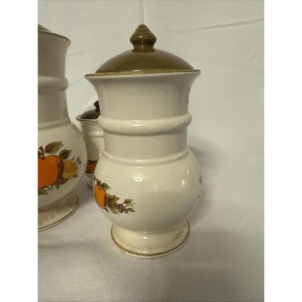 Vintage 1950’s Fruit festival canisters Webb Japan - Picture 15 of 15